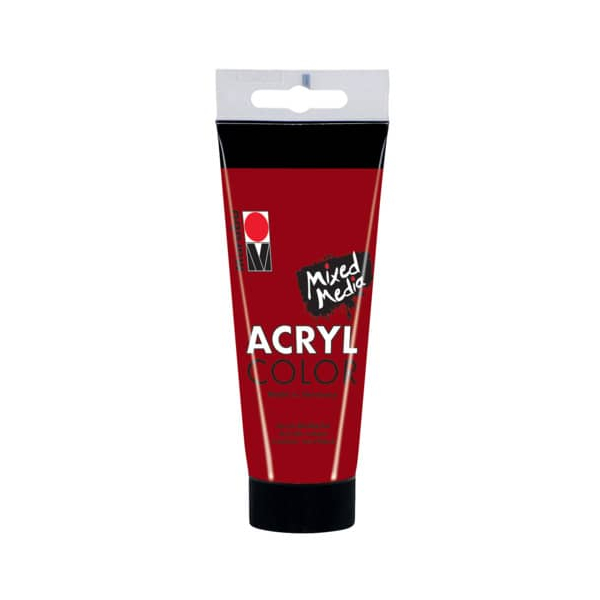 6 Stück Marabu Acrylfarbe Color rubinrot 4007751706744 Marabu 100 Milliliter