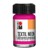 Textilfarbe 15ml Neon pink