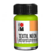 Textilfarbe 15ml Neon grün