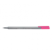 Fineliner triplus 334, 334-221, silber (Schreibfarbe: neonpink), 0,3mm