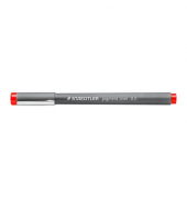 Pigmentliner pigment liner 308, 308 03-2, grau (Schreibfarbe: rot), 0,3mm