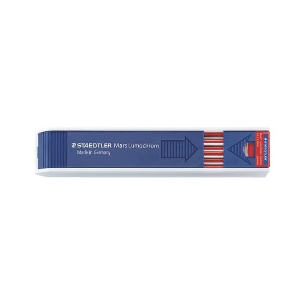 4007817046418 - Farbmine 2mm HB 12ST karmin 4007817046418 STAEDTLER 12 Stück