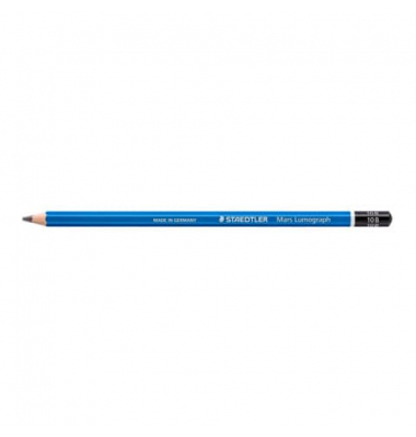 Bleistift Mars Lumograph, 100-10B, H&auml;rte 10B, 2mm, blau