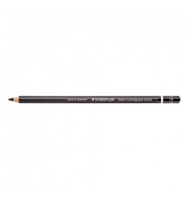 Reisskohlenstift Mars Lumograph, 100B-7B, schwarz, 7B