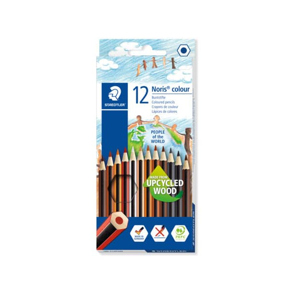 10 x Staedtler Farbstift Noris Colour ca. 3 mm farbig sortiert VE=12 F