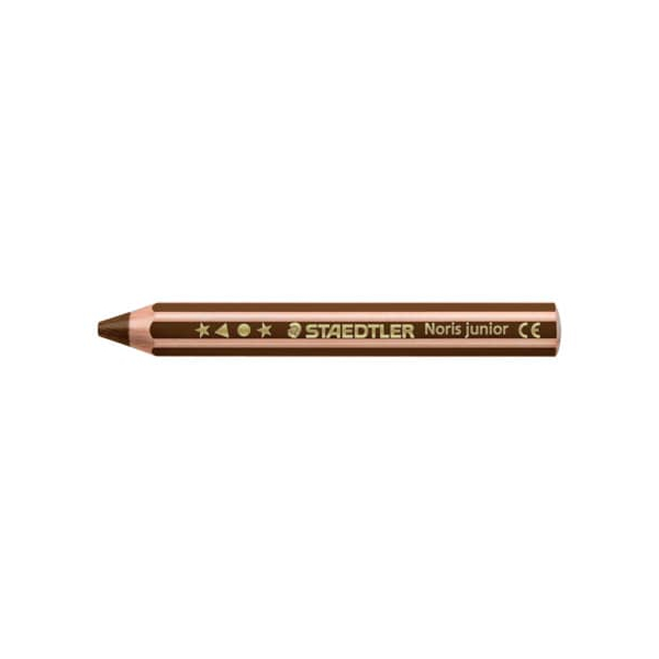 6 Stück Staedtler Farbstift Noris  junior, 140-76, braun, sechskant-abgerundet 4007817065297 Staedtler
