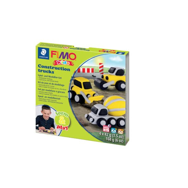 4007817066560 - Modelliermasse Fimo Kids form&play -Construction Trucks- 4x4 4007817066560 - Modelliermasse Fimo Kids form&play -Construction Trucks- 4x4
