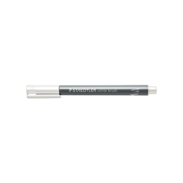 10 Stück Staedtler Lackmarker Metallic brush Marker, 8321-0, weiß, 1-6mm Pinselspitze 4007817076132 Staedtler