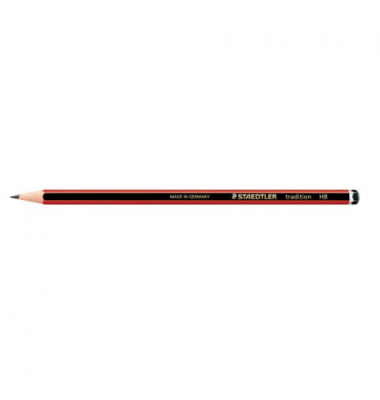 Bleistift Tradition, 110-HB, schwarz-rot, 2,0mm, HB