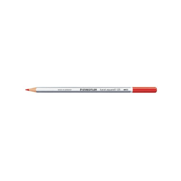 6 Stück KARAT Aquarellstift karat®, 125-29, rot, sechskant 4007817125229 KARAT