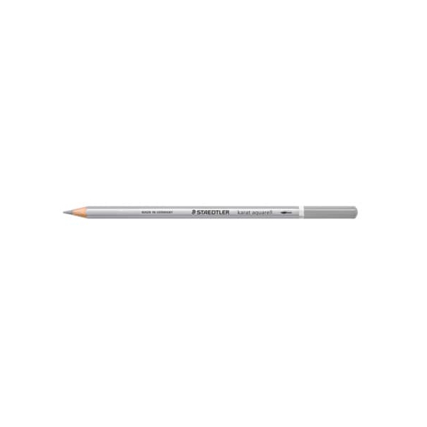 6 Stück KARAT Aquarellstift karat®, 125-80, grau, sechskant 4007817125380 KARAT