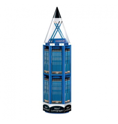 Bleistift-Set Mars Lumograph Bleistift, 100 VS4, 576x blau, k.A., sortiert