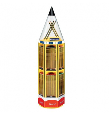 Bleistift-Set Bleistift, 120 VS4, 576x schwarz/gelb, sortiert, 2B,B,HB,H,2H