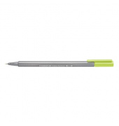 Fineliner triplus 334, 334-53, silber (Schreibfarbe: lindgr&uuml;n), 0,3mm
