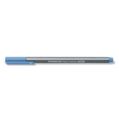 Fineliner triplus 334, 334-63, silber (Schreibfarbe: delfterblau), 0,3mm