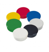 Haftmagnet 95538-20980, Rund, 38mm &Oslash;, farbig sortiert, 2500g