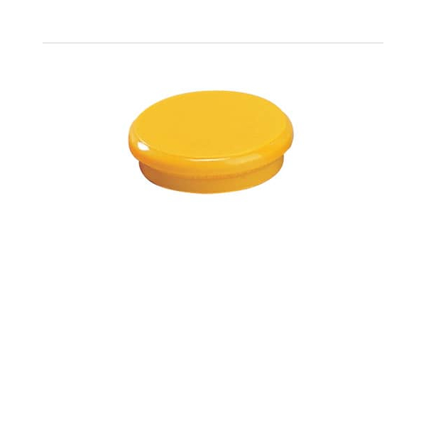 10 Stück Dahle Haftmagnet 95424-20993, Rund, 24mm Ø, gelb, 300g 4007885944241 Dahle 6 Stück