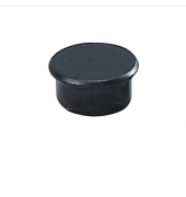 Haftmagnet 95413-21011, Rund, 13mm &Oslash;, schwarz, 100g