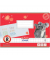 Schulheft 1957786 x.book, Lineatur R / kariert, A5 quer, 80g, rot, 16 Blatt / 32 Seiten