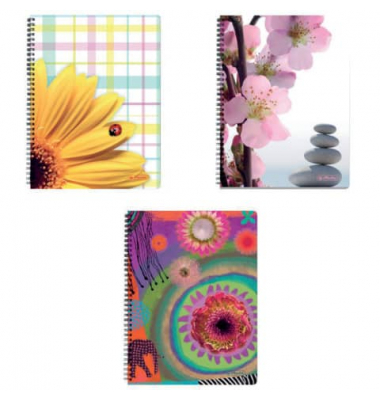 Collegeblock 10408458, sortiert, kariert / kariert, A5, 70g, Motiv, 160 Blatt