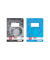 Hausaufgabenheft 201509 x.book, - / liniert, A5, 80g, farbig sortiert, 48 Blatt / 96 Seiten