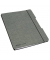 Notizbuch 50033706, my.book flex, grau, A5, punktkariert, 80g, 40 Blatt / 80 Seiten