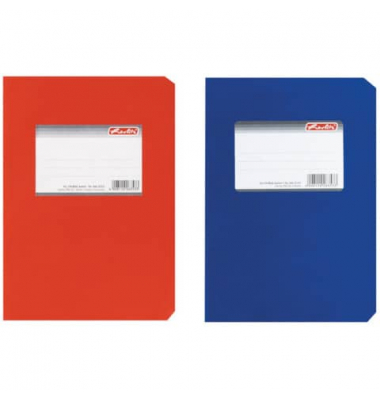 Notizbuch 263533, farbig sortiert, A5, kariert, 70g, 150 Blatt / 300 Seiten
