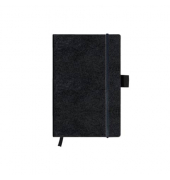 Notizbuch 10789436, my.book, schwarz, A6, kariert, 80g, 96 Blatt / 192 Seiten