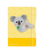 Notizbuch 50039814, Aufgabenheft Cute Animals - Koala, gelb, A5, punktkariert, 80g, 40 Blatt / 80 Seiten
