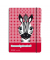 Hausaufgabenheft 50039845 Aufgabenheft Cute Animals - Zebra, Hausaufgaben / punktiert, A5, 80g, Motiv, 48 Blatt / 96 Seiten