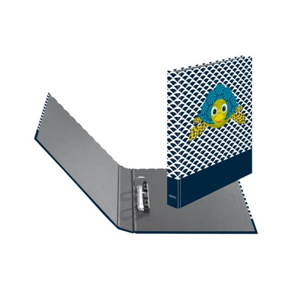 4008110298382 - Ringbuch CuteAnimals Schildkröte 50040223 A4 2 Ringe 30mm Ring-Ø Pappe mehrfarbig 4008110298382 Herlitz