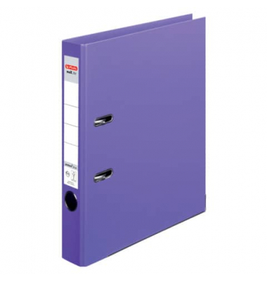 Ordner maX.file protect plus 10834810, A4 50mm schmal PP vollfarbig violett