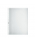 Prospekthüllen Premium 10840320, A4 transparent genarbt, oben offen, 0,085mm