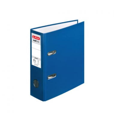 Ordner maX.file protect 10842326, A5 80mm breit PP vollfarbig blau