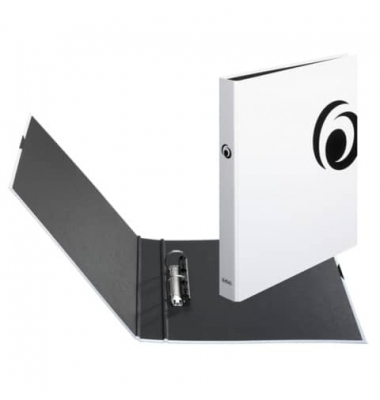 Ringbuch maX.file Fresh Color Fresh Colour 10935161, A4 2 Ringe 25mm Ring-&Oslash; Kunststoff wei&szlig;