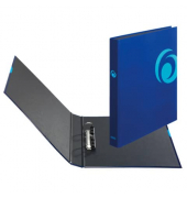 Ringbuch maX.file Fresh Color Fresh Colour 10935187, A4 2 Ringe 25mm Ring-&Oslash; Kunststoff blau