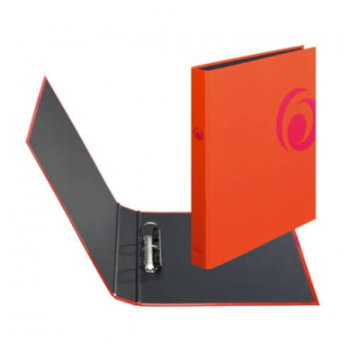 Ringbuch maX.file Fresh Color Fresh Colour 10935203, A4 2 Ringe 25mm Ring-&Oslash; Kunststoff orange
