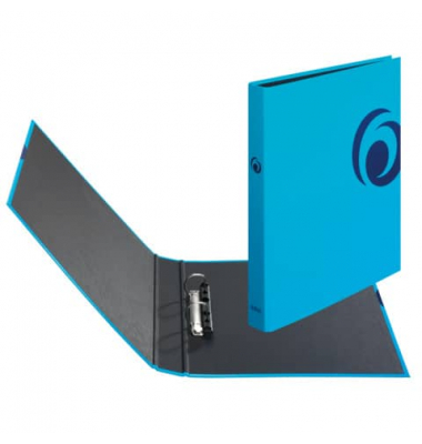 Ringbuch maX.file Fresh Color Fresh Colour 10936516, A4 2 Ringe 25mm Ring-Ø Kunststoff türkis