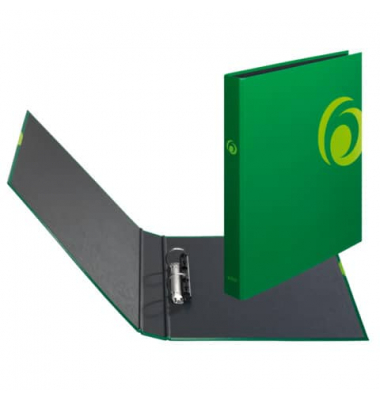 Ringbuch maX.file Fresh Color Fresh Colour 10936532, A4 2 Ringe 25mm Ring-Ø Kunststoff grün
