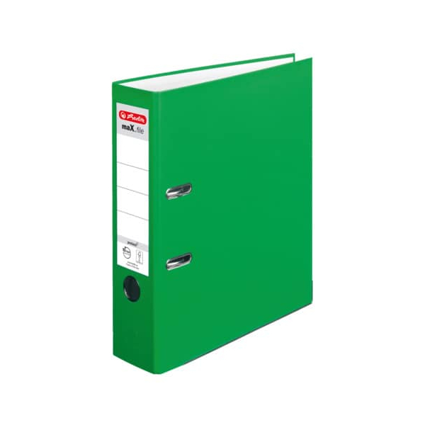 4008110391601 - herlitz maXfile protect Ordner DIN A4 80 mm Hellgrün 2 Ringe 11053667 Pappkarton PP (Polypropylen) Texturiert Hochformat