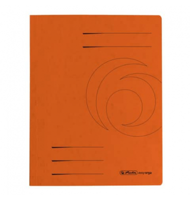 Schnellhefter Schnellhefter Karton 11094687, A4, orange, Karton, 240g/m², Vorderdeckel opak