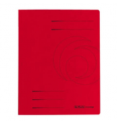 Schnellhefter Schnellhefter Karton 11094695, A4, rot, Karton, 240g/m², Vorderdeckel opak
