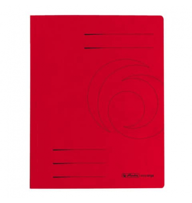 Schnellhefter Schnellhefter Karton 11094695, A4, rot, Karton, 240g/m², Vorderdeckel opak