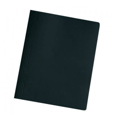 Schnellhefter Schnellhefter Karton 11130325, A4, schwarz, Karton, 240g, Vorderdeckel opak