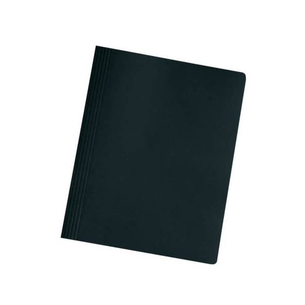 10 Stück Herlitz Schnellhefter easy orga 11130325, A4, intensiv schwarz, Karton, 240g, Vorderdeckel intensiv schwarz 4008110409405 Herlitz