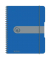 Notizbuch 11293750, blau, A5, kariert, 80g, 80 Blatt / 160 Seiten