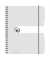Notizbuch 11293792, transparent, A5, kariert, 80g, 80 Blatt / 160 Seiten