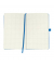 Notizbuch 11369097, blau, A5, kariert, 80g, 96 Blatt / 192 Seiten