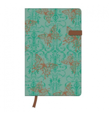 Notizbuch 11369386, my.book, blau, A5, liniert, 80g, 96 Blatt / 192 Seiten