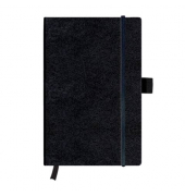 Notizbuch 11369782, my.book, schwarz, A5, liniert, 80g, 96 Blatt / 192 Seiten